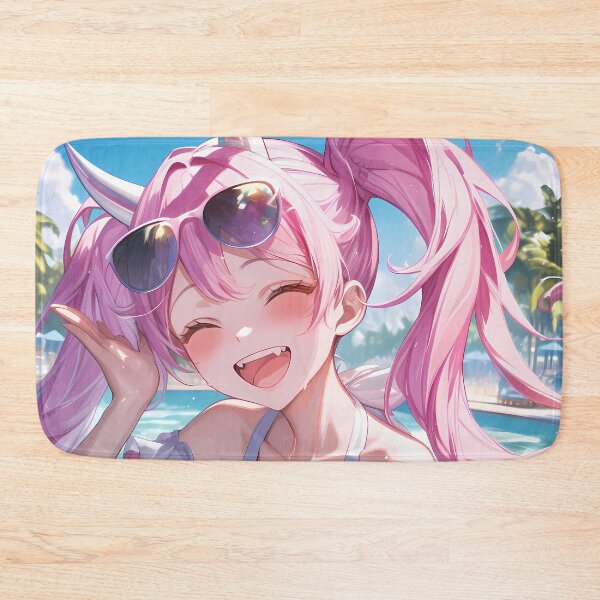 Item preview, Nui Harime Kill La Kill Anime Summer Beach Bright Cute Pink Anime Girl designed and sold by CarlosBender.
