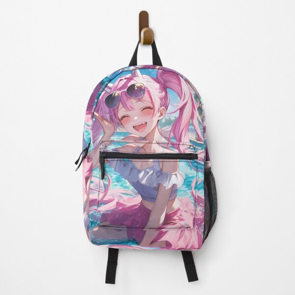 Item preview, Nui Harime Kill La Kill Anime Summer Beach Bright Cute Pink Anime Girl designed and sold by CarlosBender.
