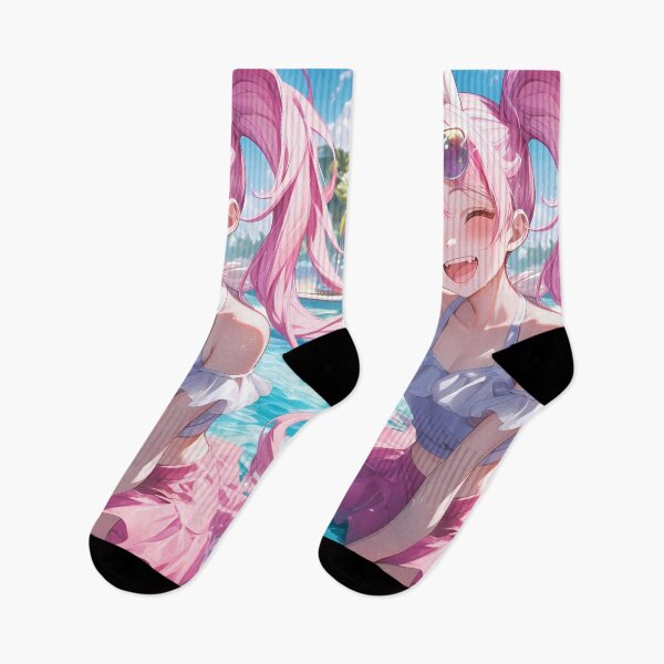 Item preview, Nui Harime Kill La Kill Anime Summer Beach Bright Cute Pink Anime Girl designed and sold by CarlosBender.