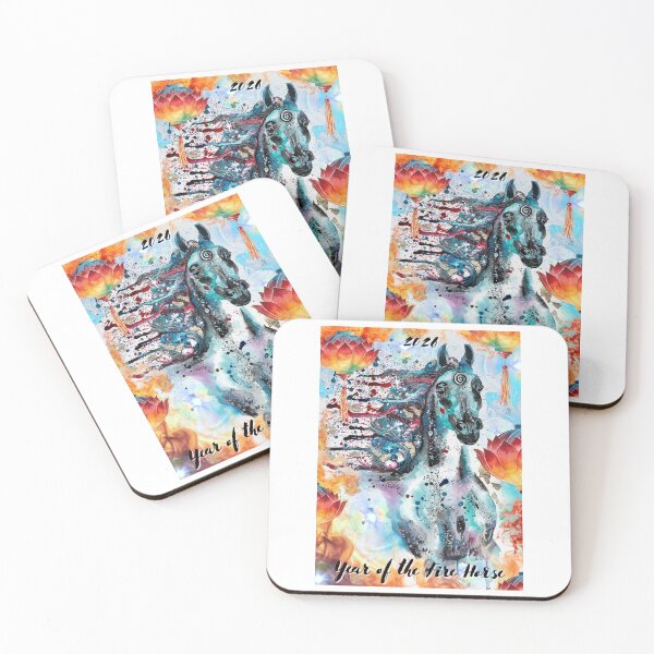 Item preview, Year of the Fire Horse designed and sold by KateDodtArt.