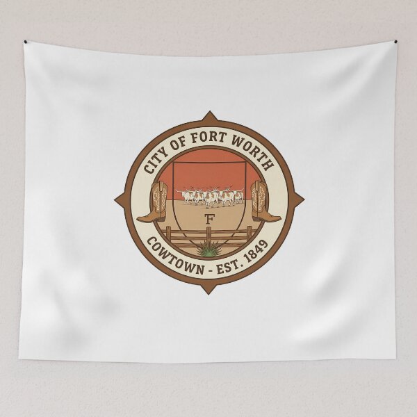 Item preview, Fort Worth Cowtown Texas City Emblem designed and sold by k3rstman1.