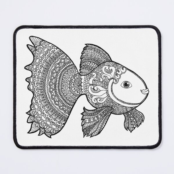 Item preview, Koi Fish Zentangle designed and sold by DesignPMG.