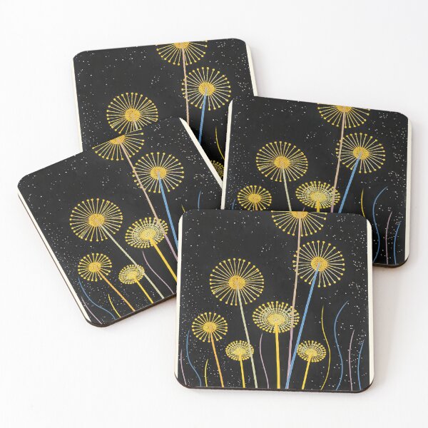 Item preview, Celestial Dandelions Tokio Night Sky designed and sold by purplestake.