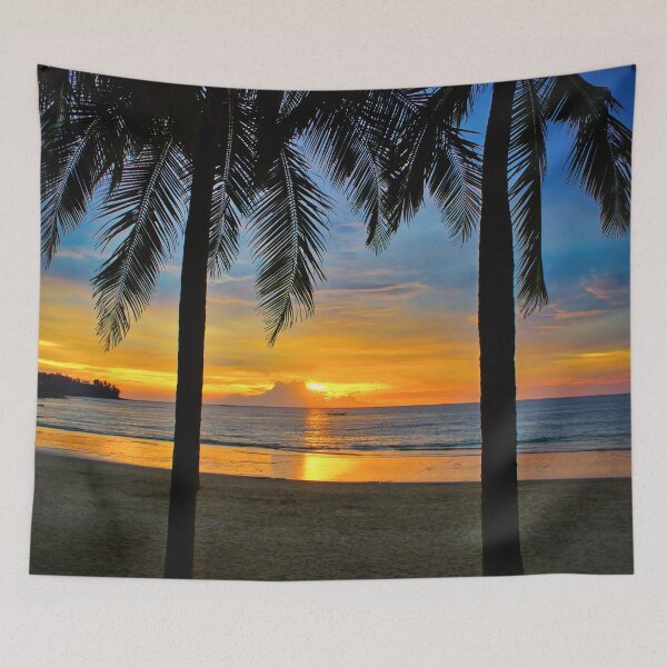 Item preview, Tropical Sunset Over Calm Beach designed and sold by pcole123.