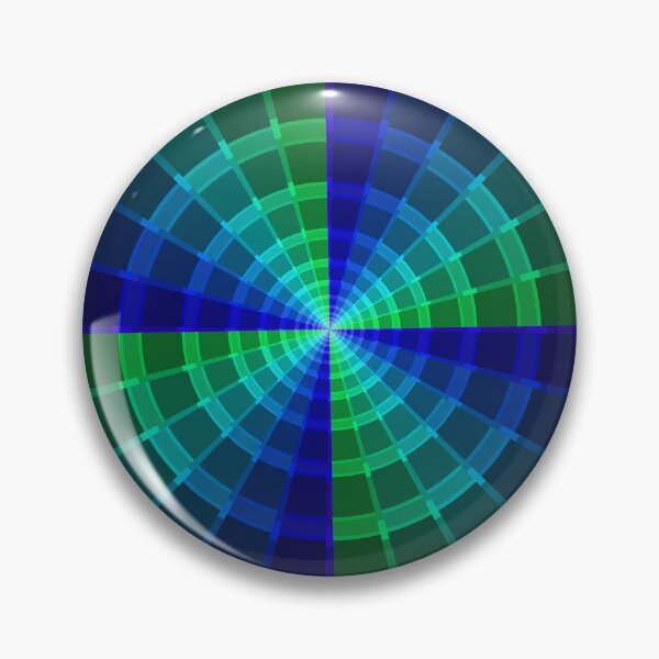 Item preview, Infinite Path, Geometric Abstraction, Green, Blue, Abstract Art designed and sold by DDJust4U.