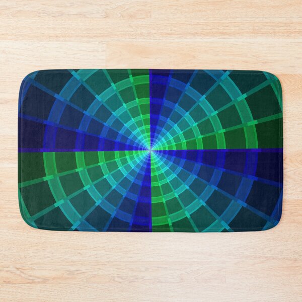 Item preview, Infinite Path, Geometric Abstraction, Green, Blue, Abstract Art designed and sold by DDJust4U.