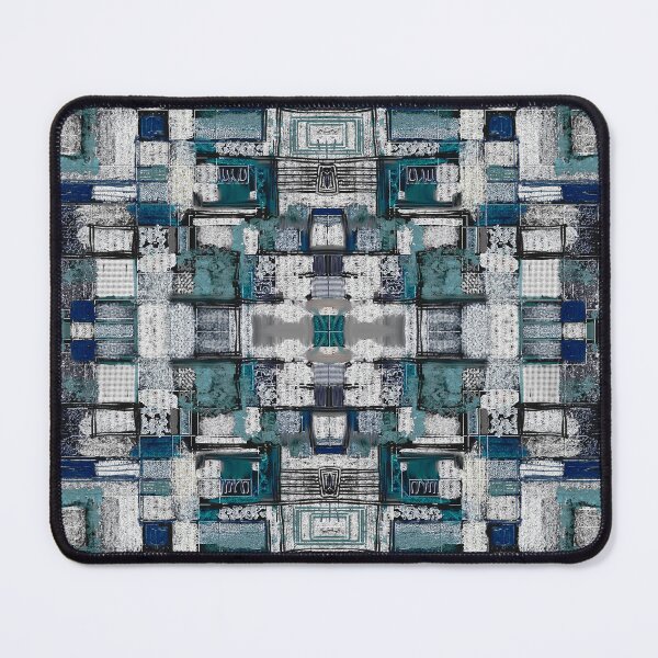 Item preview, Soft Blue Abstract Geometry designed and sold by Colorandmagic.