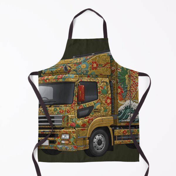 Item preview, Floral & Koi Dekotora: Japanese Decoration Truck Bosozoku Style designed and sold by Brendan Arthur Ring.