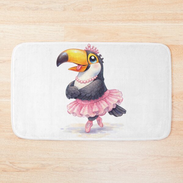 Item preview, Toucan Ballerina Princess in Tutu - Watercolour Illustration designed and sold by inspired-works.