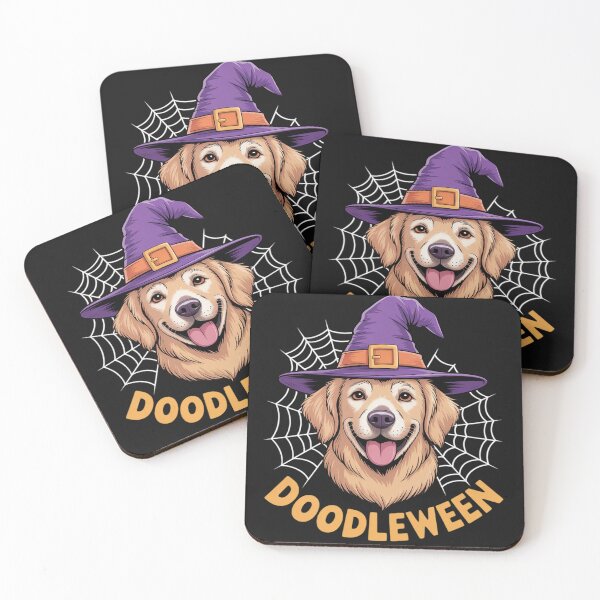 Item preview, Cute Goldendoodle Halloween Spooky Golden Doodle Dog designed and sold by tkhrbika.