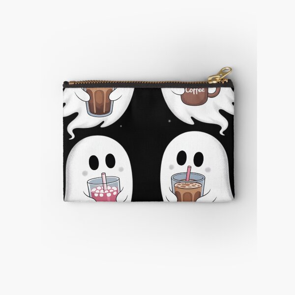 Item preview, Cute Little Ghost Drinking Coffee Halloween Spooky Season designed and sold by tkhrbika.