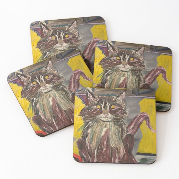 Item preview, Cat Before Coffee designed and sold by Artsalacarte.