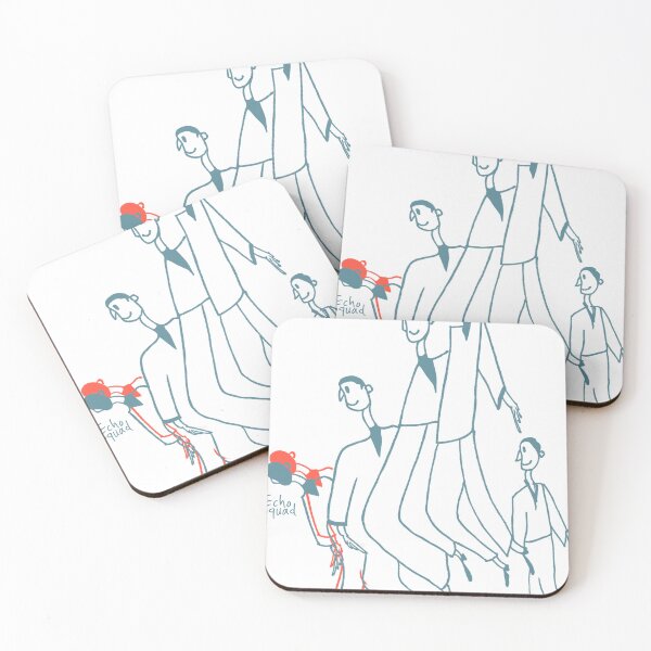 Item preview, Echo Squad— Quirky Abstract Drawing designed and sold by ODDSPARK.