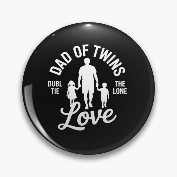 Item preview, Dad Of Twins Double The Love Funny Sarcastic Humor Twin designed and sold by tkhrbika.