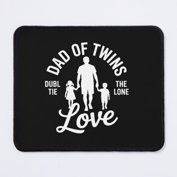 Item preview, Dad Of Twins Double The Love Funny Sarcastic Humor Twin designed and sold by tkhrbika.