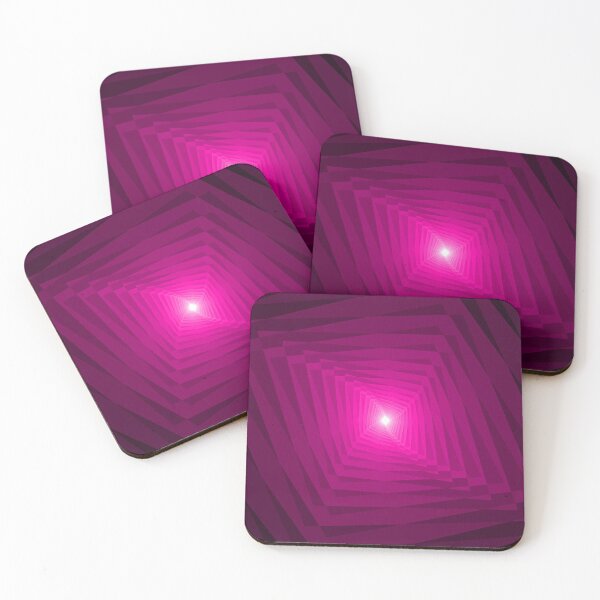 Item preview, Twisting Geometric Abstraction in Purple, Abstract Art designed and sold by DDJust4U.