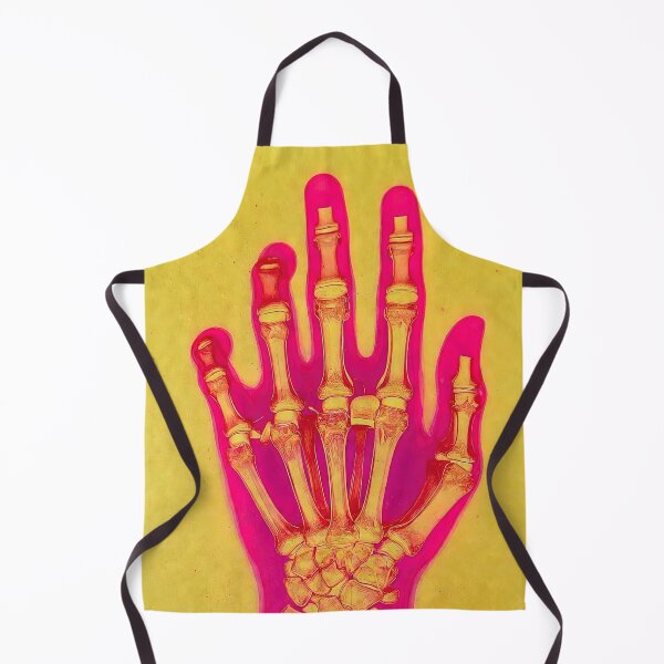 Item preview, Electric Pulse Neon Skeletal Hand Anatomy Art designed and sold by purplestake.