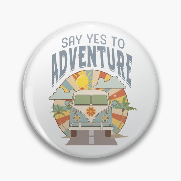 Item preview, Say Yes to Adventure Retro Bus Roadtrip designed and sold by Printsy PH.