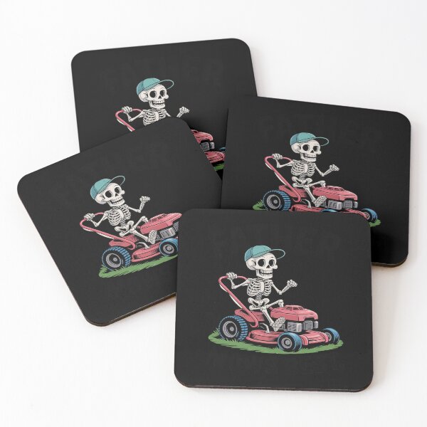 Item preview, Father Mows Best Skeleton Dad Riding Mower designed and sold by countntenov.