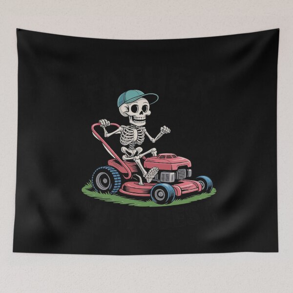 Item preview, Father Mows Best Skeleton Dad Riding Mower designed and sold by countntenov.