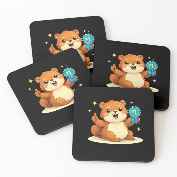 Item preview, Cute Number One Beaver Award Winner designed and sold by Papier Atelier Art.