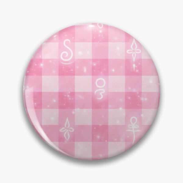 Item preview, Pink Light Gingham: Seamless Grid of Sacred Codes designed and sold by Theetherhaven.