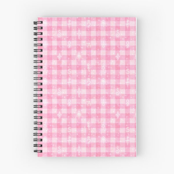 Item preview, Pink Light Gingham: Seamless Grid of Sacred Codes designed and sold by Theetherhaven.