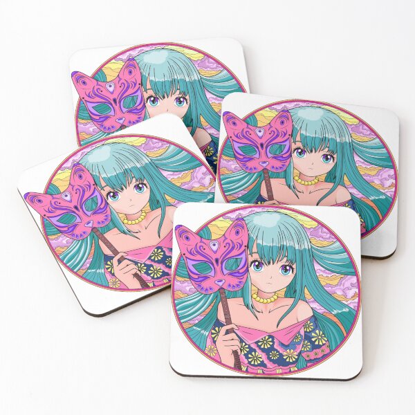 Item preview, Fantasy Girl With Butterfly Mask Illustration designed and sold by Silrom.