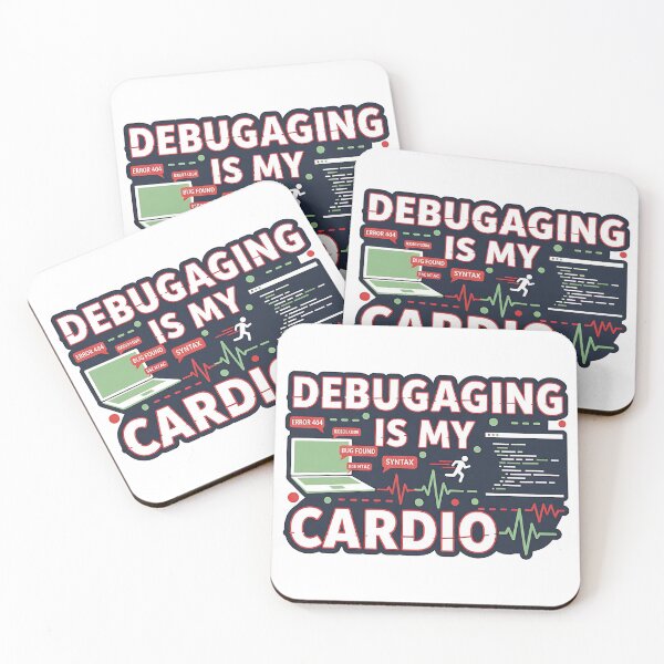 Item preview, Debugging Is My Cardio – Funny Programmer T-Shirt designed and sold by Muzgle.