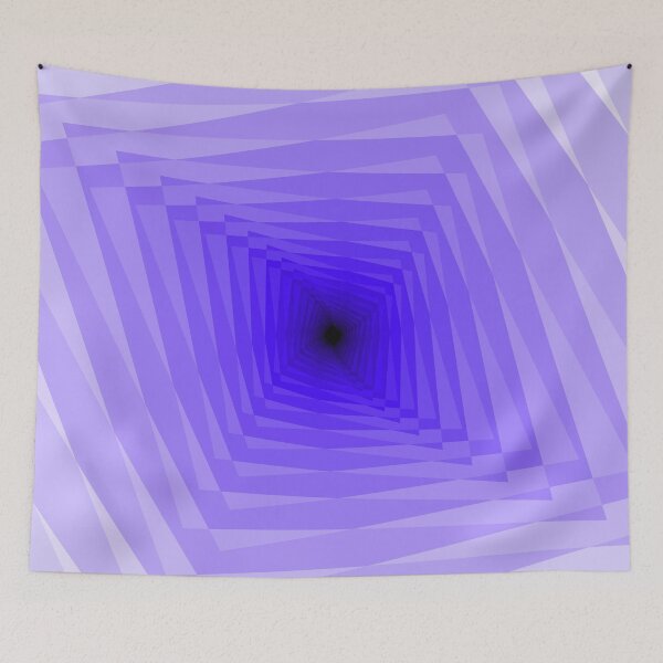 Item preview, Twisting Geometric Abstraction in Purple designed and sold by DDJust4U.