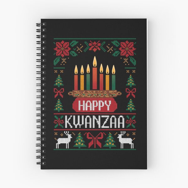 Artikelvorschau, Happy Kwanzaa Kinara African American Ugly Christmas Sweater entworfen und verkauft von FaithAbbott.