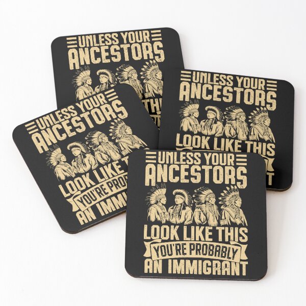 Item preview, Unless Your Ancestors Look Like This Immigrant Awareness T-Shirt – Equality & History Statement Tee designed and sold by legendaryskins.