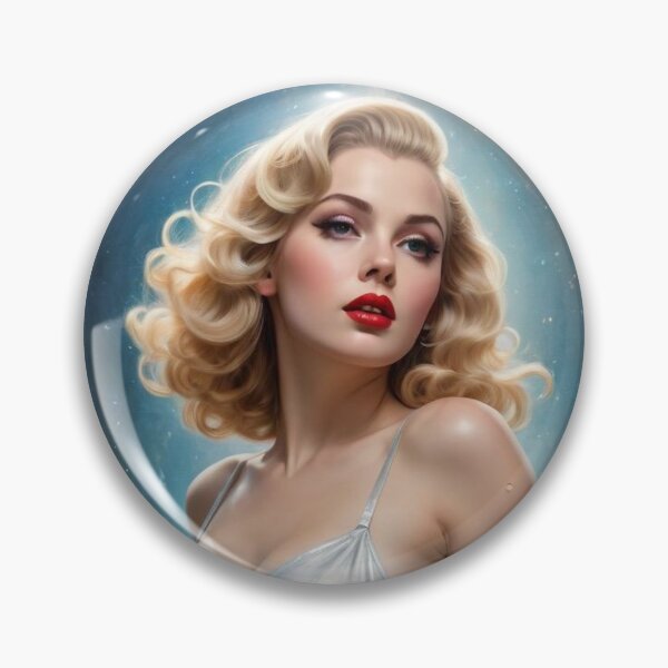 Item preview, Pisces Platinum Blonde Water Goddess Ethereal Zodiac Fantasy Art Print designed and sold by MissSaylor.