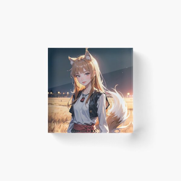 Item preview, Holo Spice And Wolf Anime Girl Waifu Night Wheat Fantasy designed and sold by riadjamai.