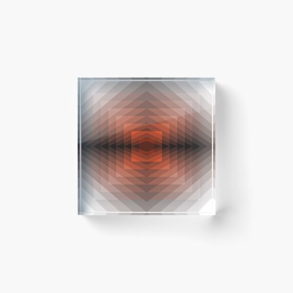 Artikelvorschau, Geometrisches Layout in Orange, geometrische Abstraktion, abstrakte Kunst entworfen und verkauft von DDJust4U.