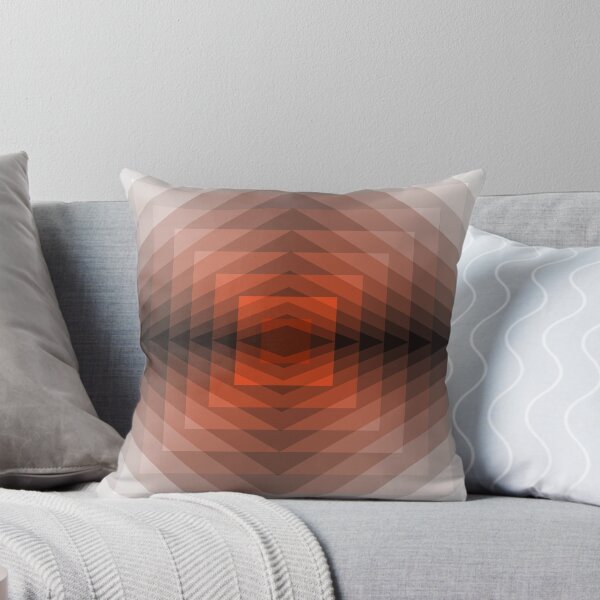 Item preview, Geometric Layout In Orange, Geometric Abstraction, Abstract Art designed and sold by DDJust4U.