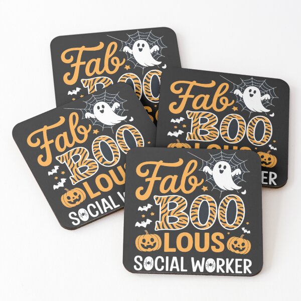 Item preview, Fab Boo Lous Social Worker Funny Boo Ghost Halloween Spooky designed and sold by BlueCreator-inc.