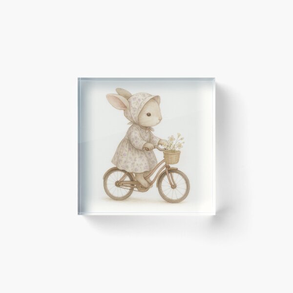 Item preview, Bunny on a Bike - Soft Storybook Kids Tshirt designed and sold by FunscapeHQ.