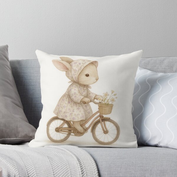 Item preview, Bunny on a Bike - Soft Storybook Kids Tshirt designed and sold by FunscapeHQ.