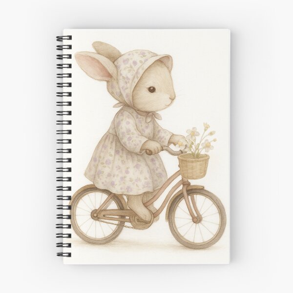 Item preview, Bunny on a Bike - Soft Storybook Kids Tshirt designed and sold by FunscapeHQ.