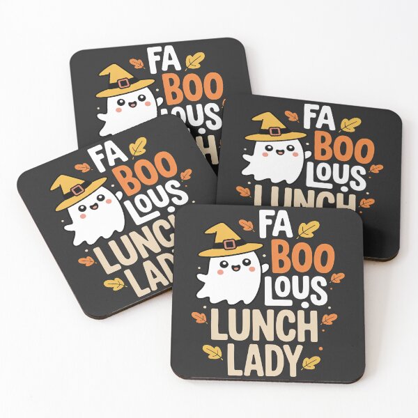 Item preview, Faboolous Lunch Lady Halloween Spooky Teacher Ghost designed and sold by BlueCreator-inc.