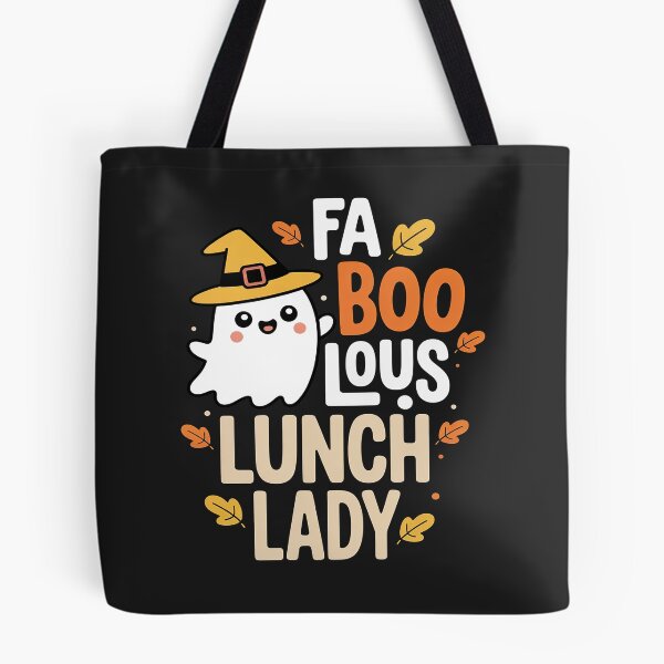 Item preview, Faboolous Lunch Lady Halloween Spooky Teacher Ghost designed and sold by BlueCreator-inc.