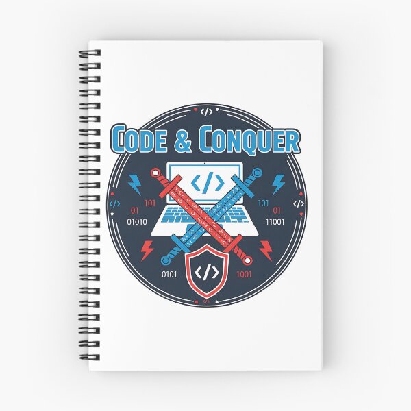 Item preview, Code & Conquer – Funny Programmer Battle T-Shirt designed and sold by Muzgle.