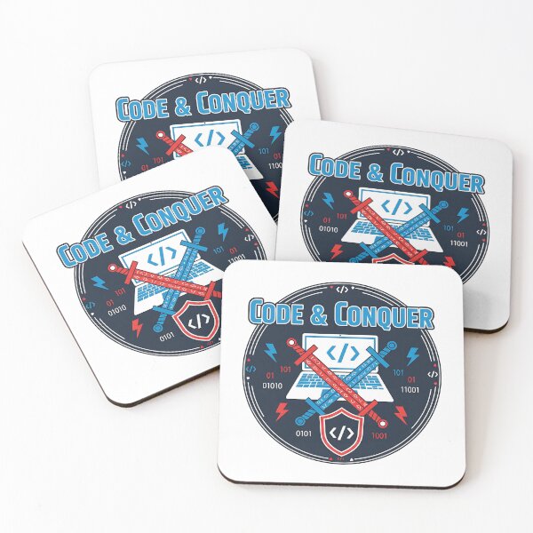 Item preview, Code & Conquer – Funny Programmer Battle T-Shirt designed and sold by Muzgle.