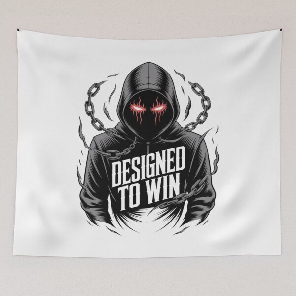 Item preview, Designed To Win – Dark Streetwear Mindset Graphic designed and sold by NewUSShop.