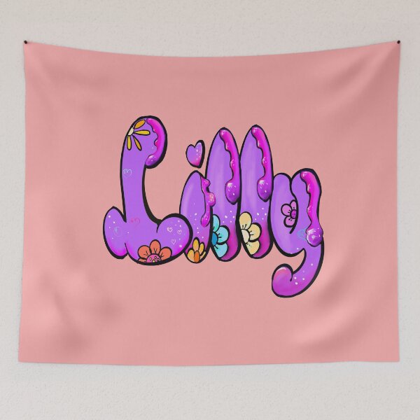 Artikelvorschau, Lilly Top 10 der beliebtesten personalisierten Geschenke für Mädchen und Frauen - Lila, adrette, individuell gestaltete, personalisierte Namen Lilly entworfen und verkauft von Artonmytee.