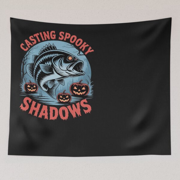Item preview, Fishing Halloween Spooky Fisherman Fish Trick Or Treat  3 designed and sold by BlueCreator-inc.