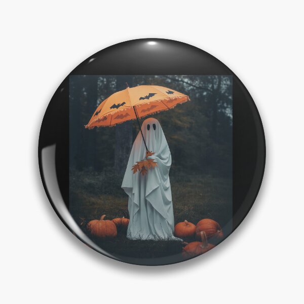 Item preview, Floral Ghost Halloween Ghost In The Forest Gothic designed and sold by BlueCreator-inc.