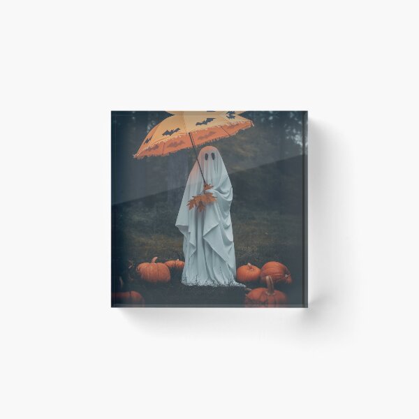Item preview, Floral Ghost Halloween Ghost In The Forest Gothic designed and sold by BlueCreator-inc.