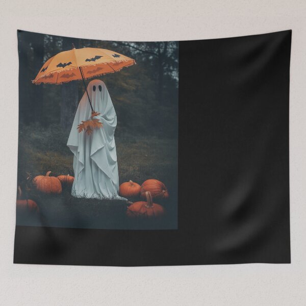 Item preview, Floral Ghost Halloween Ghost In The Forest Gothic designed and sold by BlueCreator-inc.